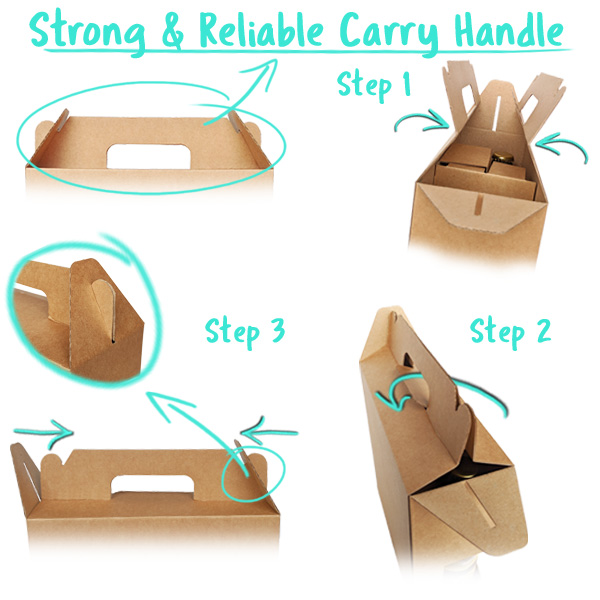 Strong, reliable Gift Box Carry Handle