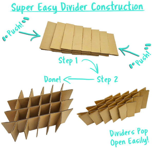 Super Shipper Pre Constructed Divider Assembly
