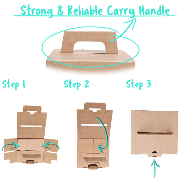 Strong, reliable Gift Box Carry Handle