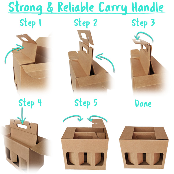 Strong, reliable Gift Box Carry Handle