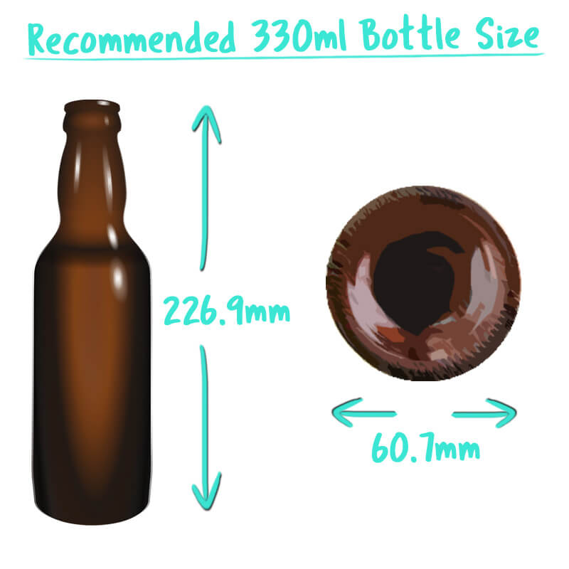 330ml Beer Bottle Trade Box Size