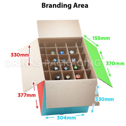 12 Bottle - Super Shipper Box - 500ml | Branding Area