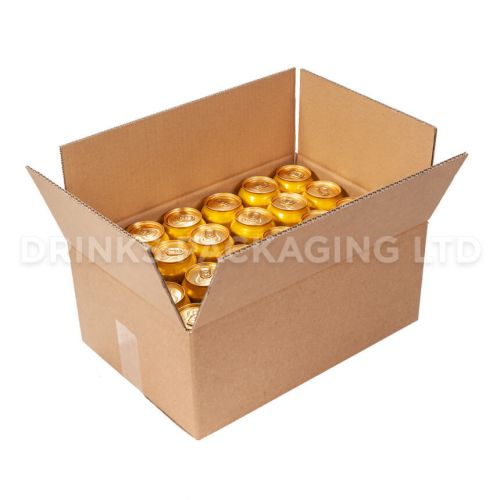 Double Wall Box for 24 x 440ml Beer Cans | Beer Box Shop